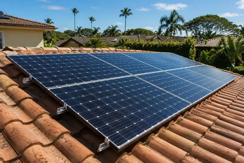 Installation de panneaux solaires à Meyreuil