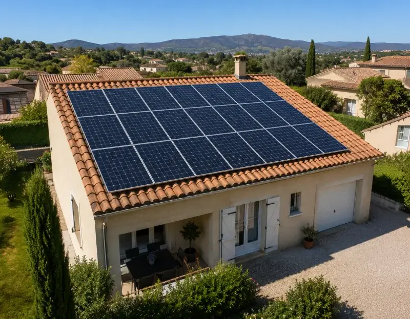 Prime à l'autoconsommation panneaux solaires Meyreuil — aide financière de l'État